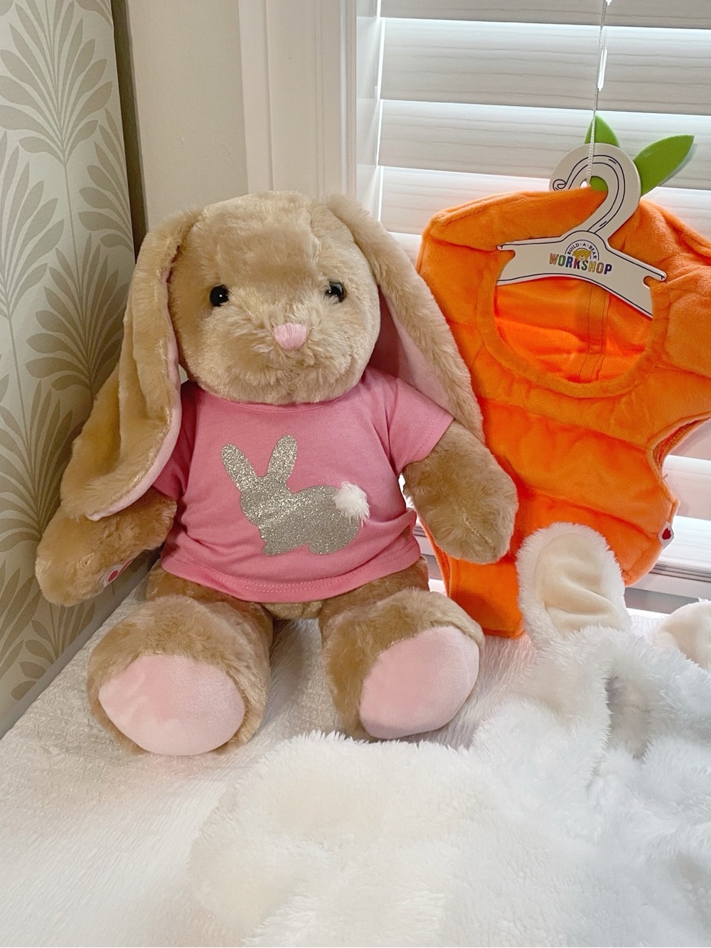 Build-A-Bear Plush Bunny With Outfits